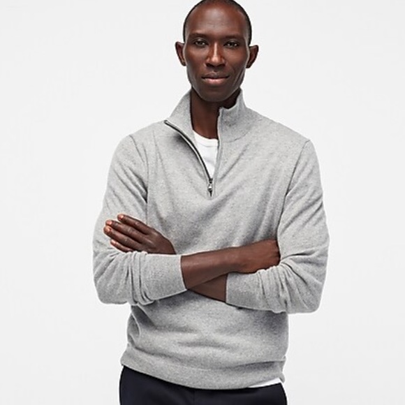 j crew men's quarter zip